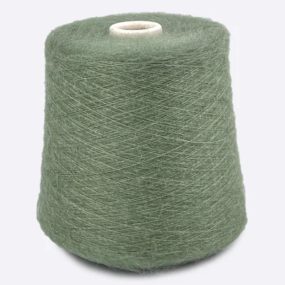 Бобина Star Kidsilk by WoolDom (70% кидмохер, 30% шелк), 850 м. (7812, Salvia)