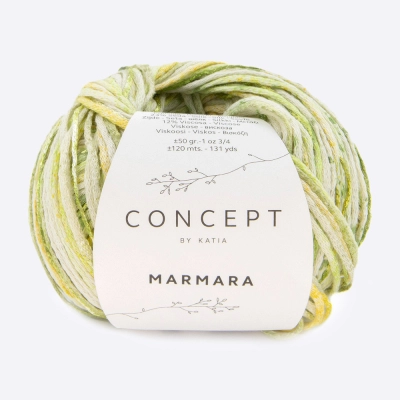 Пряжа Katia Marmara (1273.104, Олива в золоте)