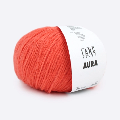 Пряжа Lang Aura (1091.0028, Персиковый джем)