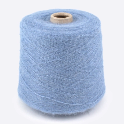 Бобина альпака на шелке Alpaca Silk (72% альпака сури, 28% шелк), 900 м. (91177, Арктический шторм)
