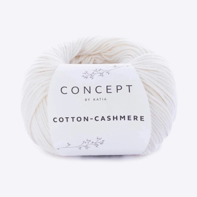 Пряжа Katia Cotton-Cashmere (53, Молочный)