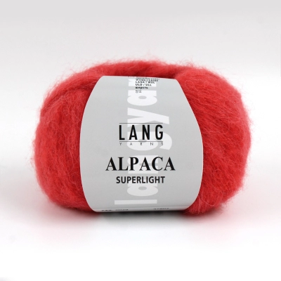 Пряжа Lang Yarns Alpaca Superlight (0029, Коралл)