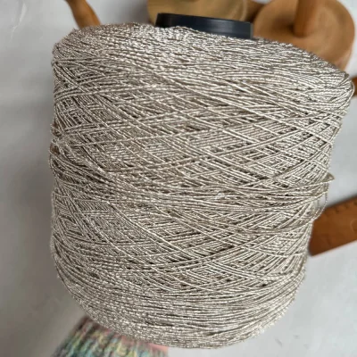 Бобина Pasha Papasha (42% хлопок, 20% лен, 24% Пл, 14% Па), 240 м. (1161, Дюна)