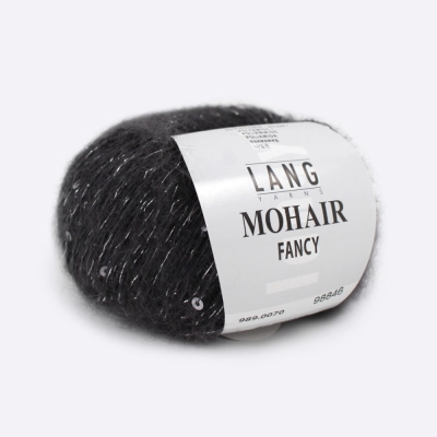 Пряжа Lang Yarns Mohair Fancy (989.0070, Графит)