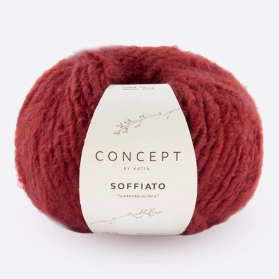 Пряжа Katia Soffiato (1252.103, Гранатовый закат)