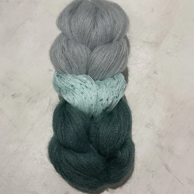 Косичка кидмохер на шелке Craft ❤ Pail (Мятный король)