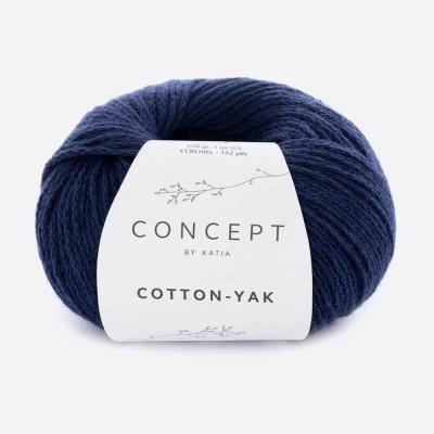 Пряжа Katia Cotton-Yak (115, Чернильный) Пряжа Katia Cotton-Yak (115, Чернильный)
