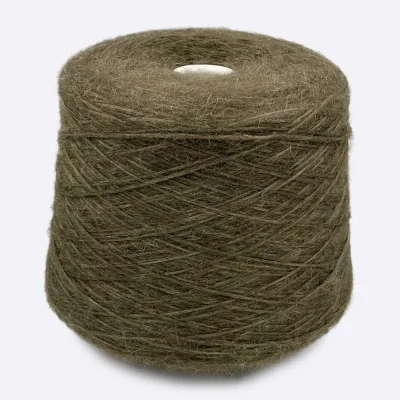 Бобина Soffieta (70% альпака, 30% шелк), 300 м. (2437, Хаки)