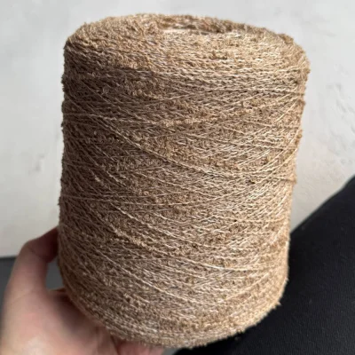 Бобина букле Wool Flam (93% меринос, 7% Па), 300 м. (1019, Тростниковый сахар)