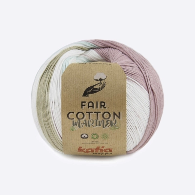 Пряжа Katia Fair Cotton Mariner (1018.203, Лиловая сальвия)