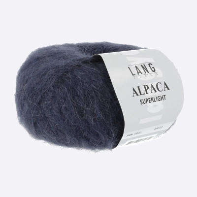Пряжа Lang Yarns Alpaca Superlight (0010, Шторм)