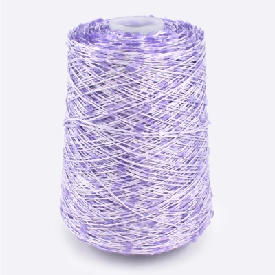 Бобина Пайетки, CARILLON 2000 (50% хлопок, 50% пайетки) 200 м. (670247, Лаванда)