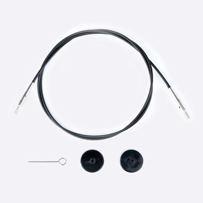 Леска LYKKE Black для спиц классической длины (черный) (150 см)