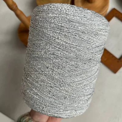 Бобина Pasha Papasha (42% хлопок, 20% лен, 24% Пл, 14% Па), 240 м. (6906, Стальной беж)