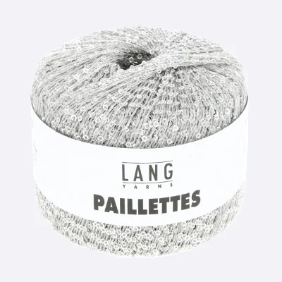 Пряжа Lang Paillettes (39.0024, Альпийский снег)
