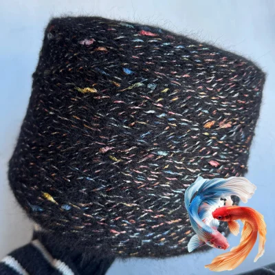 Бобина Taurus (30% альпака, 15% меринос, 32% вискоза, 20% Па, 3% люрекс), 160 м. (M 999, Оникс)