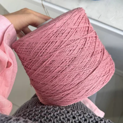 Бобина Setalino (50% шелк, 50% лен), 300 м. (9051 Rosa, Розовый Мах Мare)