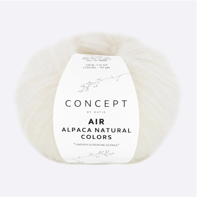 Пряжа Katia Air Alpaca Natural Colors (1340.100, Кокос) Пряжа Katia Air Alpaca Natural Colors (1340.100, Кокос)