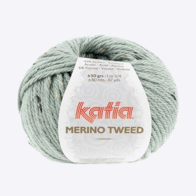 Пряжа Katia Merino Tweed (832.313, Мята с мелиссой)