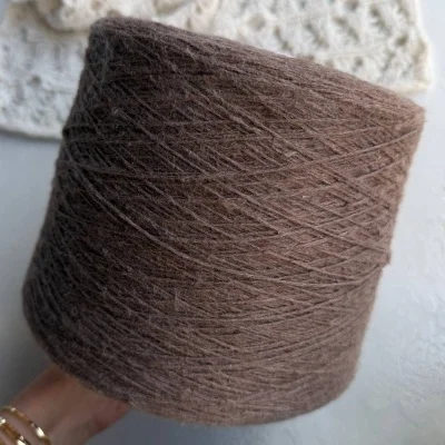 Бобина Dolce Cotone (100% вспушенный хлопок), 400 м (2894, Брауни)