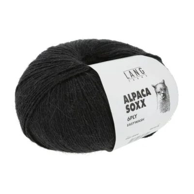 Пряжа Lang Alpaca Soxx 6-Fach/6-Ply (1087.0004, Черная икра)