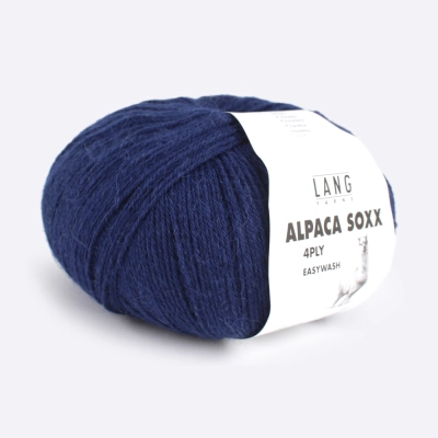 Пряжа Lang Alpaca Soxx 4-Fach/4-Ply (1062.0025, Темный сапфир)