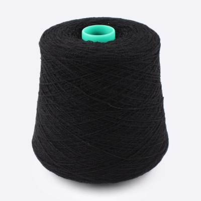 Бобина CASH30 MALFILE by Biagioli Modesto (30% кашемир, 70% меринос), 650 м. (30002, Черный ворон)