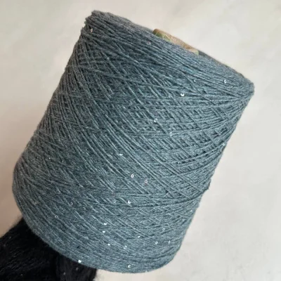 Бобина Cashmere Shine by Loro Piana (97% кашемир, 3% пайетки), 320 м. (81857, Дорблю)