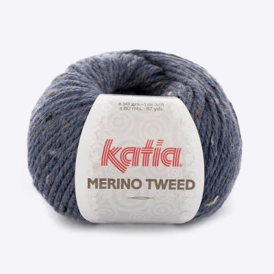 Пряжа Katia Merino Tweed (832.305, Джинсы Твигги)
