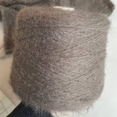 Бобина Lux Mohair (67% кидмохер, 25% шелк, 7% меринос), 370 м. (125, Тауп)