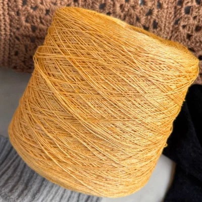 Бобина Lino 6/26 by Loro Piana (100% лен), 433 м. (Gullotto, Медовый бискотти)