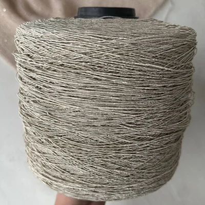 Бобина Pasha Papasha (42% хлопок, 20% лен, 24% Пл, 14% Па), 240 м. (10122, Сэнд)