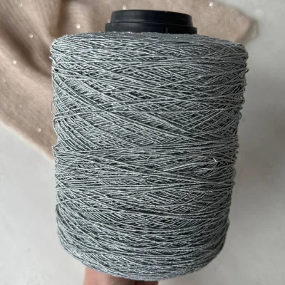 Бобина Pasha Papasha (42% хлопок, 20% лен, 24% Пл, 14% Па), 240 м. (10113, Олово)