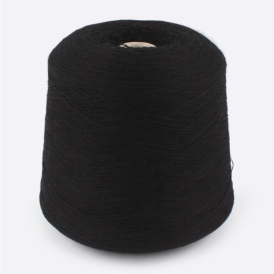 Бобина викунья, Vicuna Loro Piana (100% викунья), 1200 м (8010, Тотал Блек)