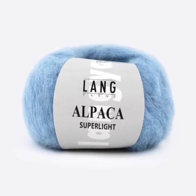 Пряжа Lang Yarns Alpaca Superlight (0021, Теплый небесный)