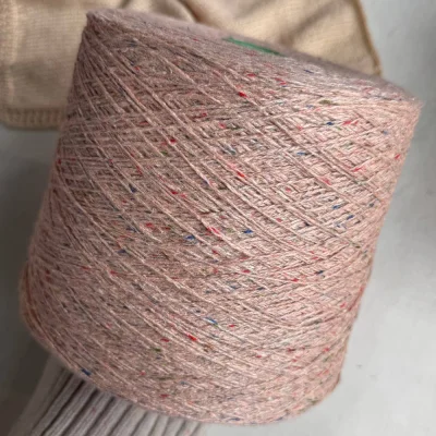 Бобина твид Monica Tweed (80% шелк, 20% кашемир), 550 м. (Rosa Karne, Роза)