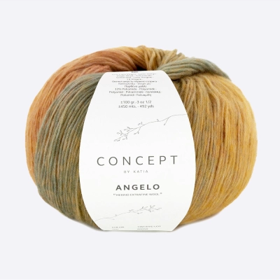 Пряжа Katia Angelo (1339.200, Пряная горчица)