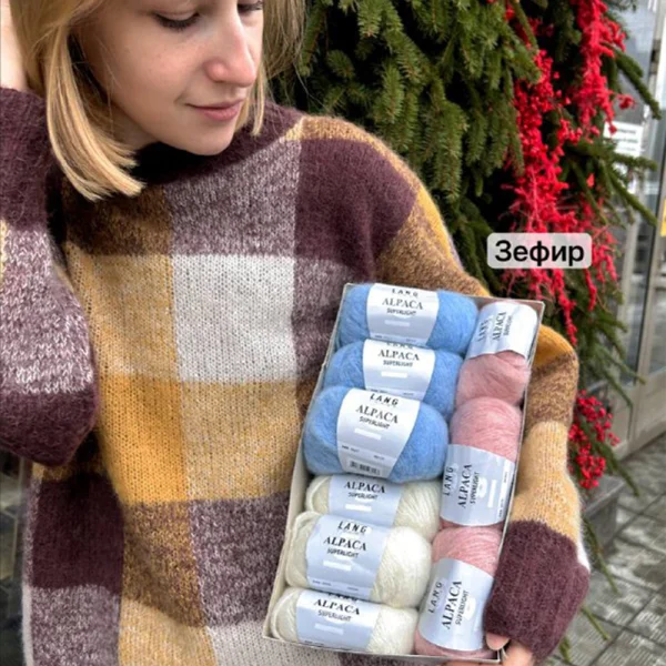 Пряжа Lang Alpaca Superlight - купить пряжу Ланг Ярнс для вязания
